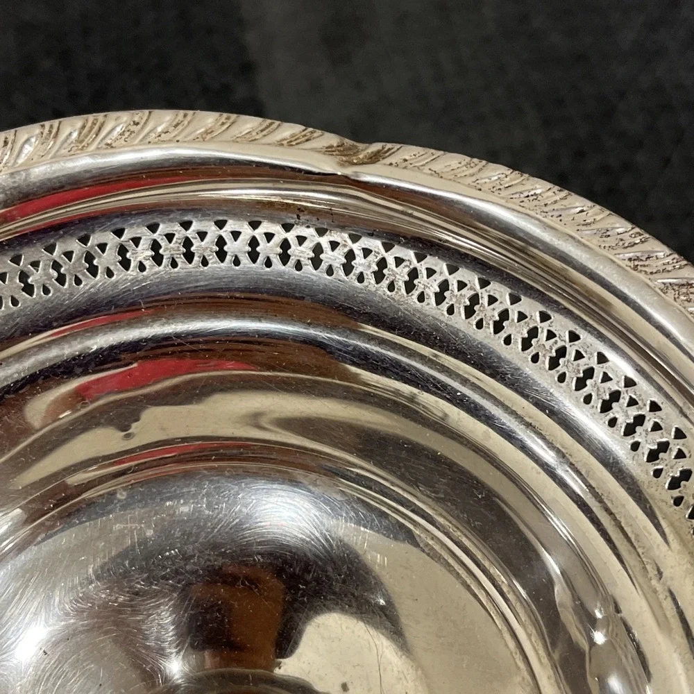Antique Vtg Hamilton Sterling Silver Compote Candy Dish 6.75